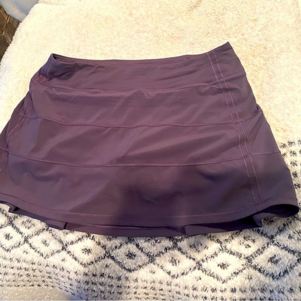 Lululemon Pace Rival Skirt (Tall) Mauve, size 8, length 15"